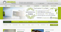 Desktop Screenshot of originalimoveis.com.br